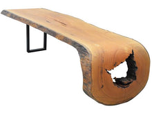 Load image into Gallery viewer, Live Edge Curved Table